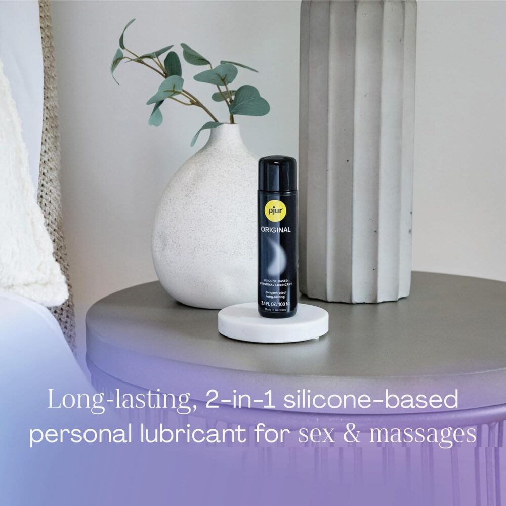 pjur Original Silicone Based Lubricant, Premium Lube for Men, Women & Couples, Odorless, 250ml / 8.5 fl.oz - Image 4